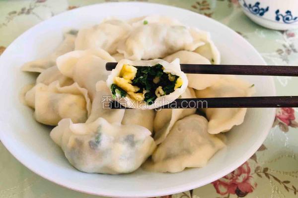 荠菜鸡蛋水饺