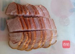 腊肉炒蒜薹的做法图解4
