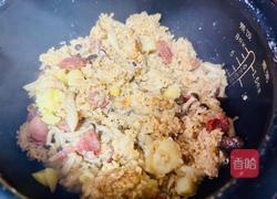 蟹味菇焖饭的做法图解4