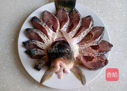 蒸蒸日上之孔雀开屏鱼的做法图解9