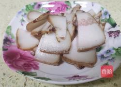 青蒜炒腊肉的做法图解2