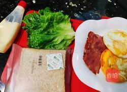 快手全麦三明治的做法图解3