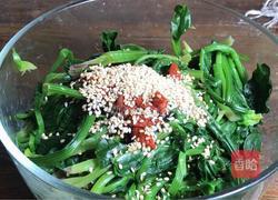 凉拌菠菜之(鸿运当头)的做法图解7