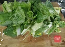 青菜炒米粉的做法图解4