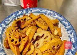 Illustration of how to make stir-fried lotus root tofu 8