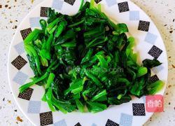 麻酱菠菜的做法图解4