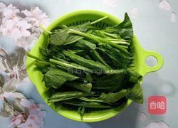 酱焖菠菜的做法图解4