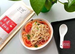 番茄原麦胚芽素面的做法图解8