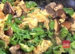 青椒香菇炒鸡蛋的做法图解11