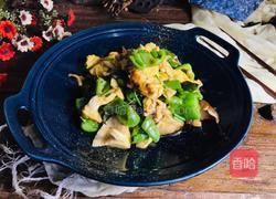 青椒香菇炒鸡蛋的做法图解12