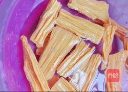 凉拌腐竹青瓜的做法图解2