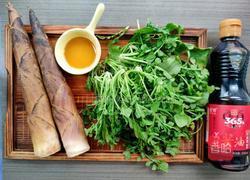 荠菜炒春笋的做法图解1