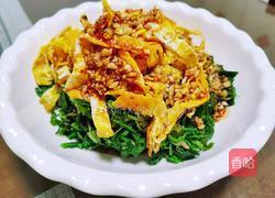 蒜泥蛋皮拌荠菜的做法图解9