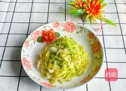 素炒莲花白的做法图解5