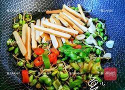 黑豆芽炒豆干的做法图解6