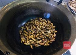 干煸蚕蛹的做法图解4