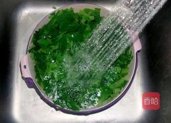 花生沫熬小白菜的做法图解3