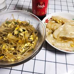 豆芽粉丝贴喝饼的做法[图]