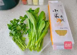 Illustration of how to make glutinous rice noodles 1