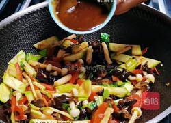 豆瓣酱素炒面的做法图解11