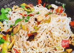 豆瓣酱素炒面的做法图解13