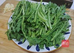 酱炒茼蒿的做法图解2