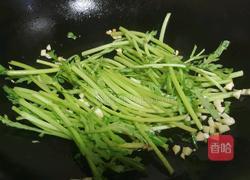 酱炒茼蒿的做法图解7