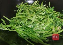 酱炒茼蒿的做法图解8