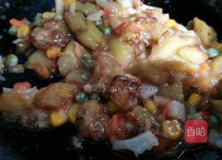 核桃泥炒茄丁的做法图解16