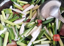 青蒜炒腊肉的做法图解6