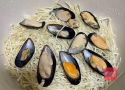 贻贝焖金针菇的做法图解4