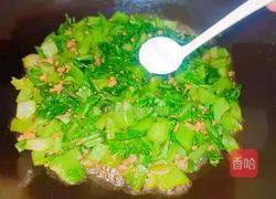 肉末炒春芥菜的做法图解8