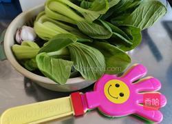 海米烧油菜的做法图解1