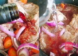 红酒炖牛肋排的做法图解4