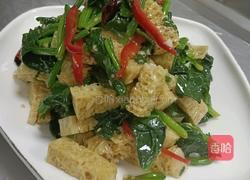 2 菠菜面筋的做法图解4