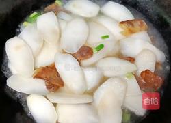 腊肠炒棒菜头的做法图解8