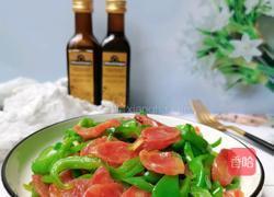 青泡椒炒腊肠的做法图解11
