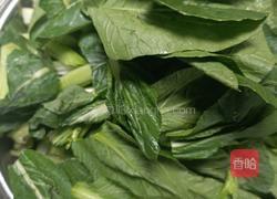 炝炒菜心的做法图解1