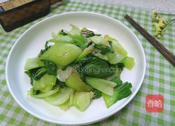 橄榄油炒油菜的做法图解1