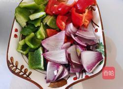 彩椒芝士烤牛肉的做法图解2