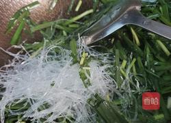 韭菜鸡蛋炒粉丝的做法图解9