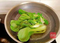 白玉菇炒油菜的做法图解3