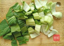 橄榄油香菇油菜的做法图解4