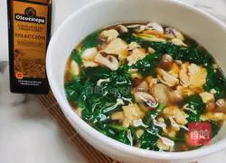 Chrysanthemum brain mushroom egg soup recipe 1