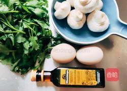 菊花脑蘑菇鸡蛋汤的做法图解2