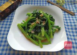 橄榄油炒菜芯的做法图解1