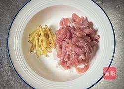 【春季养生菜】蒜苔小炒肉的做法图解2