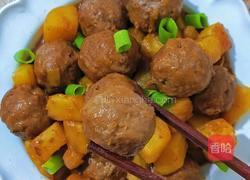 土豆烧牛肉丸的做法图解16