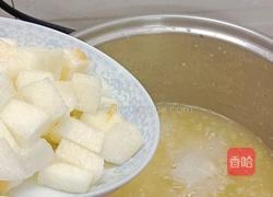银耳莲子百合麦仁红枣雪梨粥的做法图解4