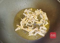 茭白胡萝卜丝炒肉丝的做法图解2
